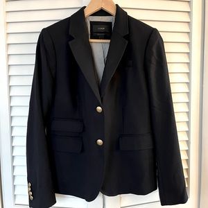 J.Crew Schoolboy Blazer, navy blue wool, size 4